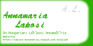 annamaria laposi business card